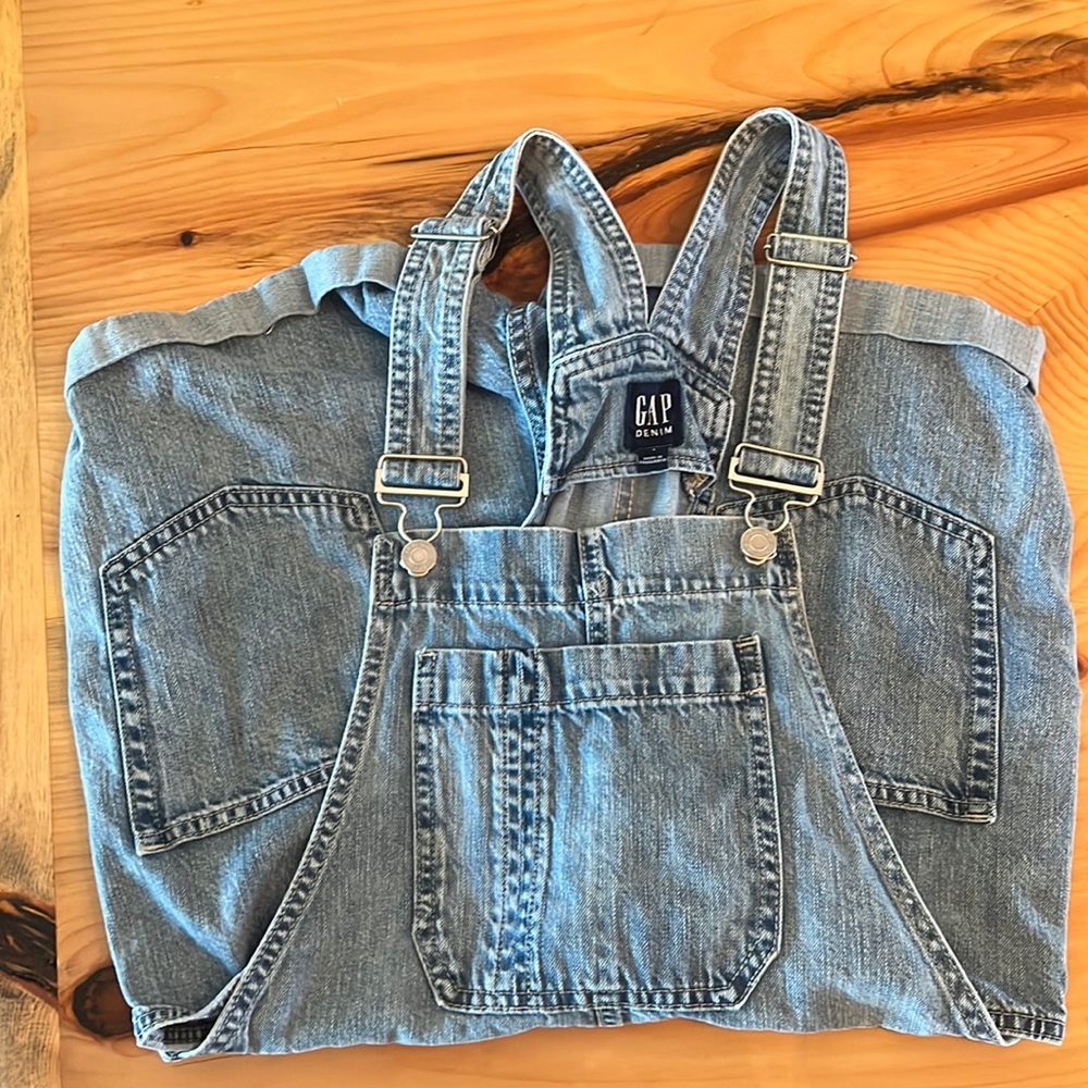 Gap Denim Bib Shorts